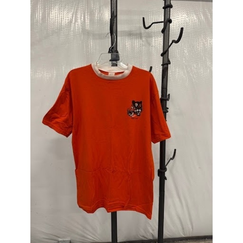 Vintage 80s/90s Boy Scouts "Tiger Cub" Ringer Tee - Orange - Large - Made in USA
